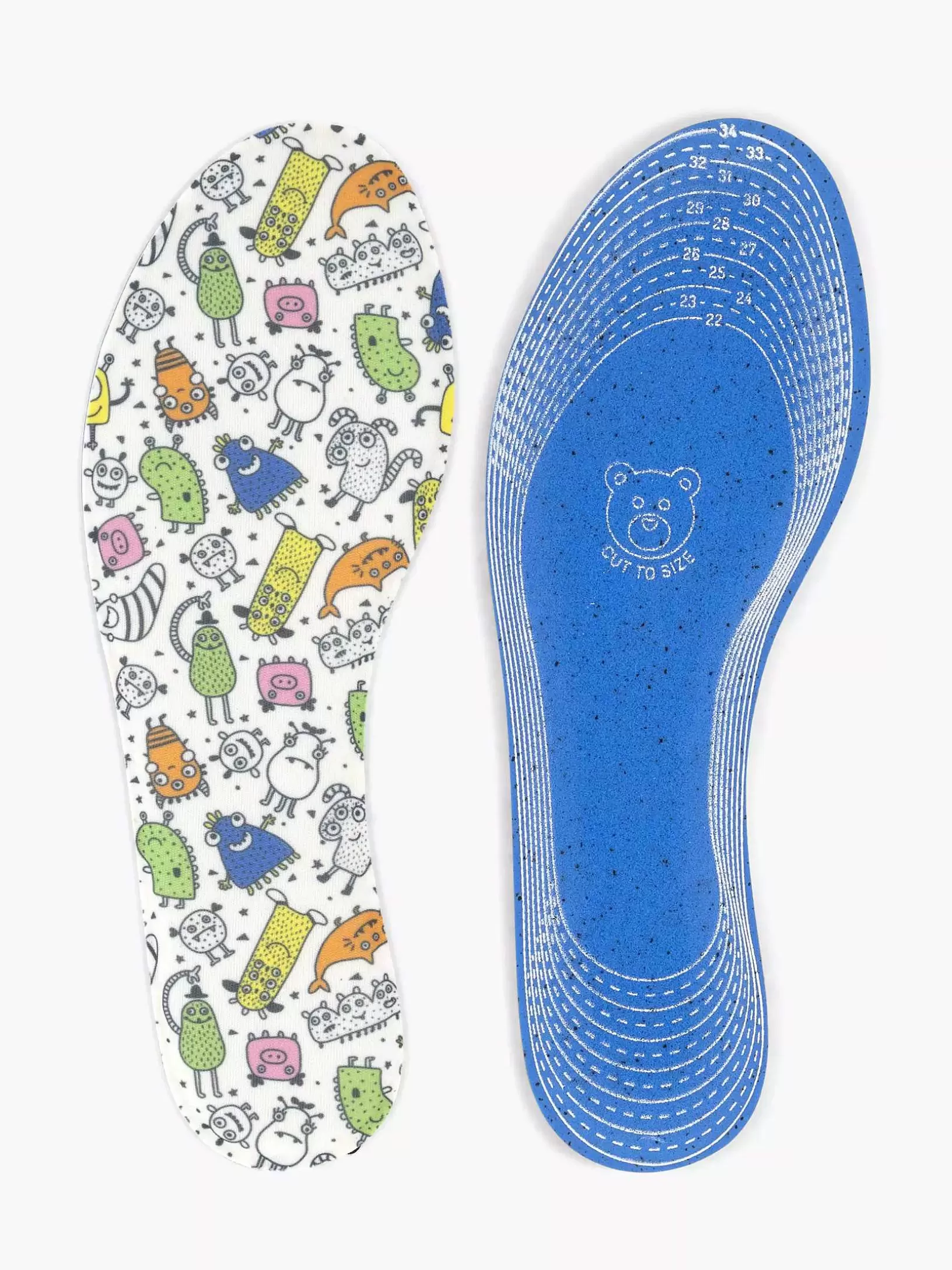 Children vanHaren Colored Memory Foam Sole 22-35